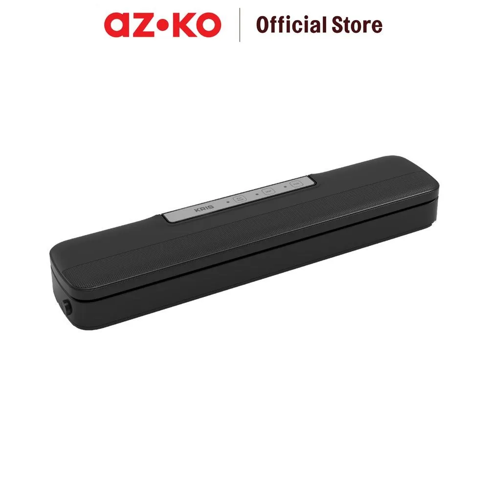 AZKO Kris 30 cm Vacuum Sealer Slim - Hitam Vakum Makanan Bungkus Penyerap Udara Pembungkus Makanan Anti Udara Mesin Pengemas Hisap Food Packing