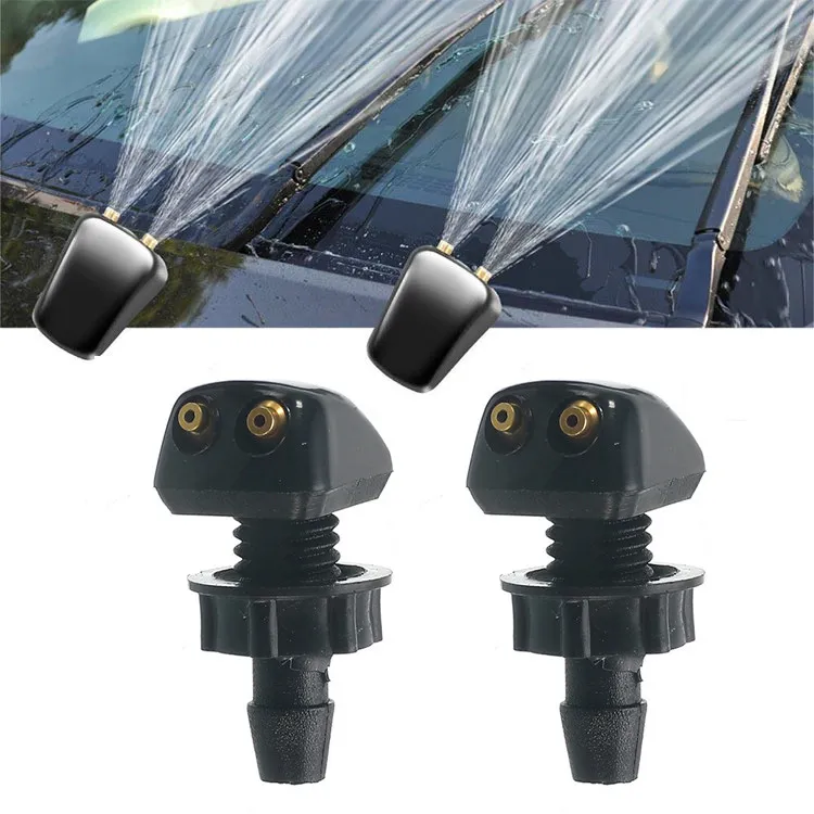 CARBOSS Nozzle Wiper Car Universal/Nosel Washer Penyemprot Depan Air Kaca Mobil Nosel yang Dapat Disesuaikan