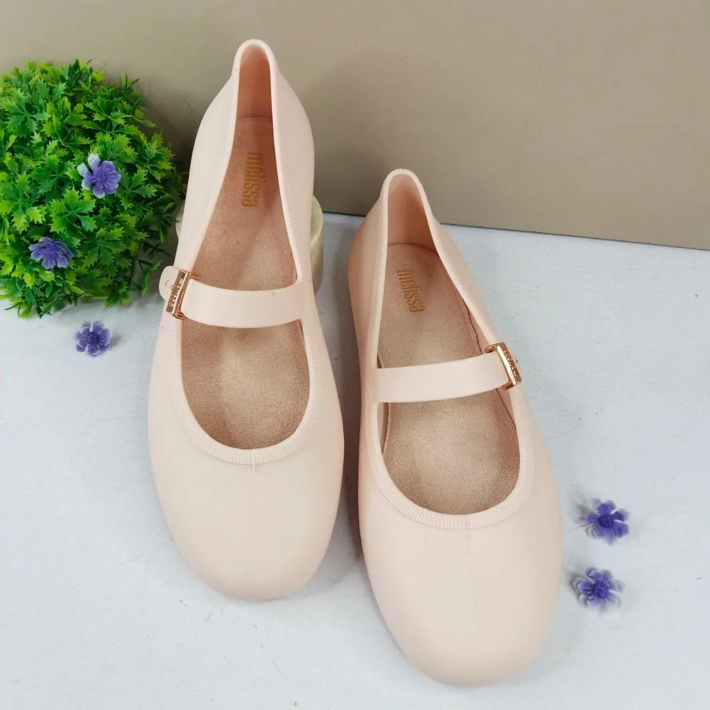 [2.2 Ramadan Fashion Sale] - Melissa Flat Shoes Ballerina Soft Jelly 35941 - Sweet Stuff Official