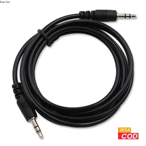 FGS Kabel Audio AUX Jack 3.5mm Panjang 100cm HP Android Speaker Mobil Cable Musik Spotify