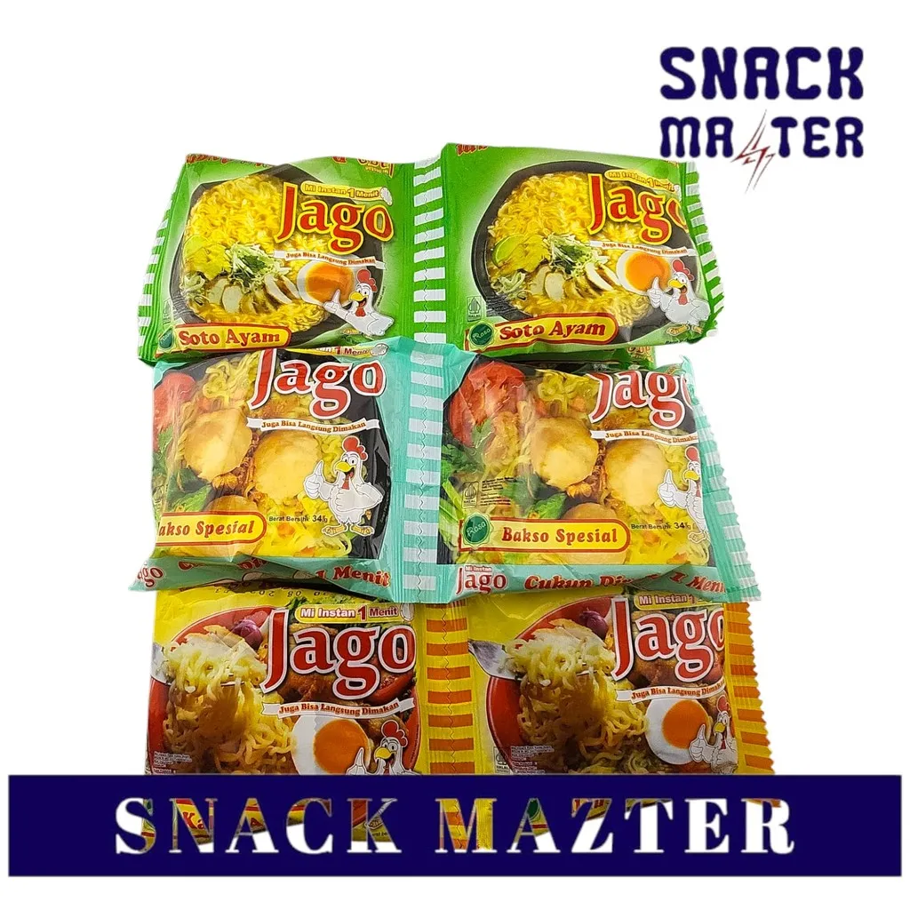 Mie Instan Jago Renceng - ISI 10 BKS x 34 GR