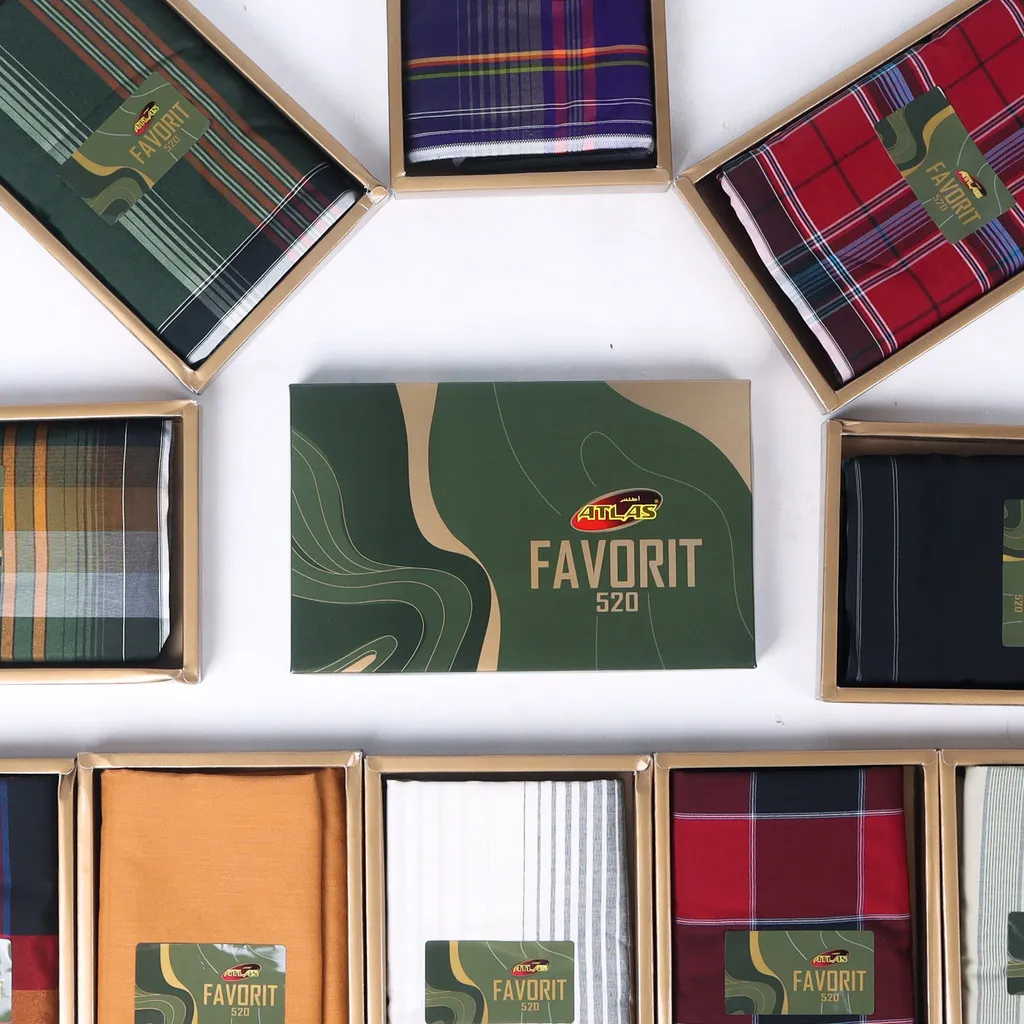 Grosir 10 Pcs Sarung ATLAS Favorit 520