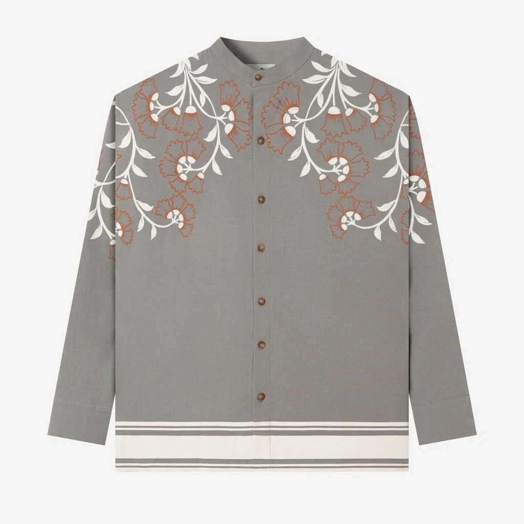 DUHA Baju Koko Lengan Panjang - Eeyas - Grey