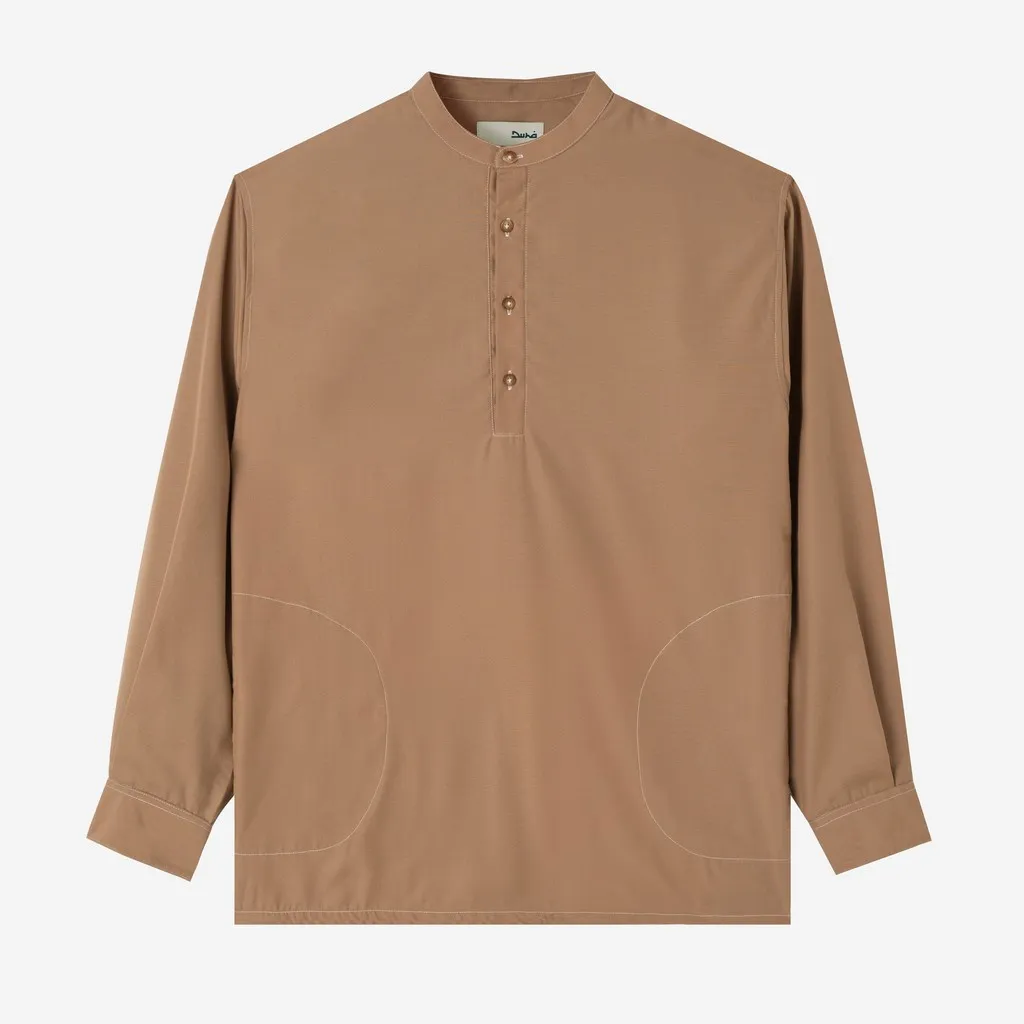 DUHA Baju Koko Lengan Panjang - Zahr - Light Brown
