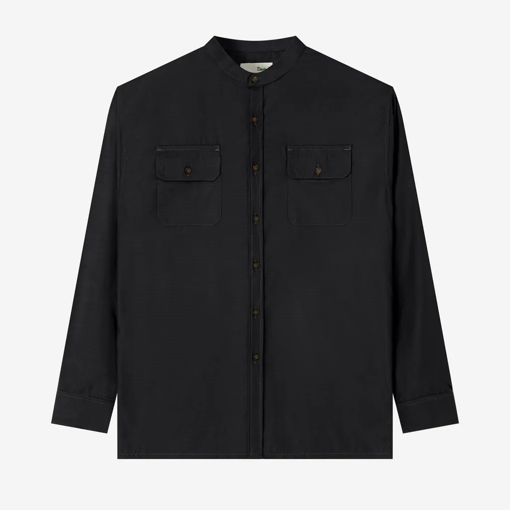 DUHA Baju Koko Lengan Panjang - Numair - Black