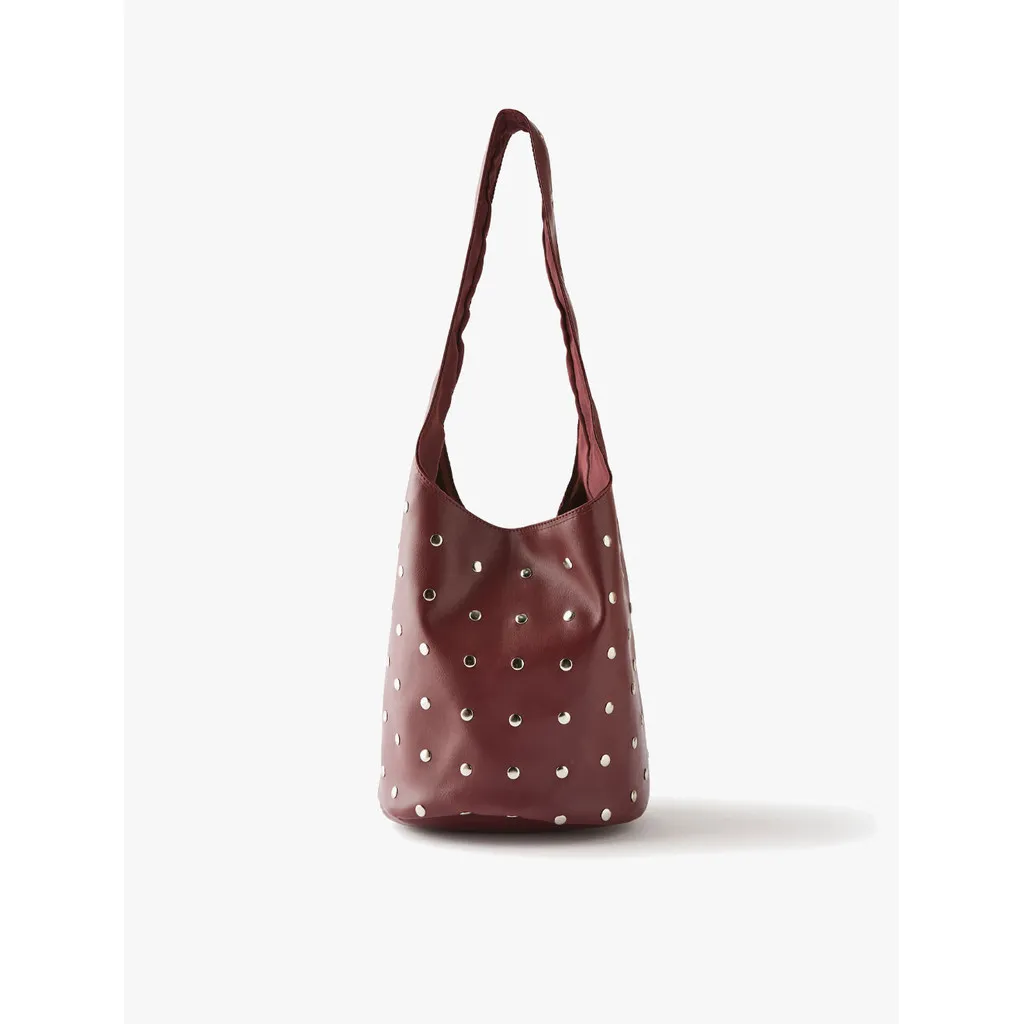 RUBI - TAS & DOMPET - LIA STUDDED BUCKET BAG
