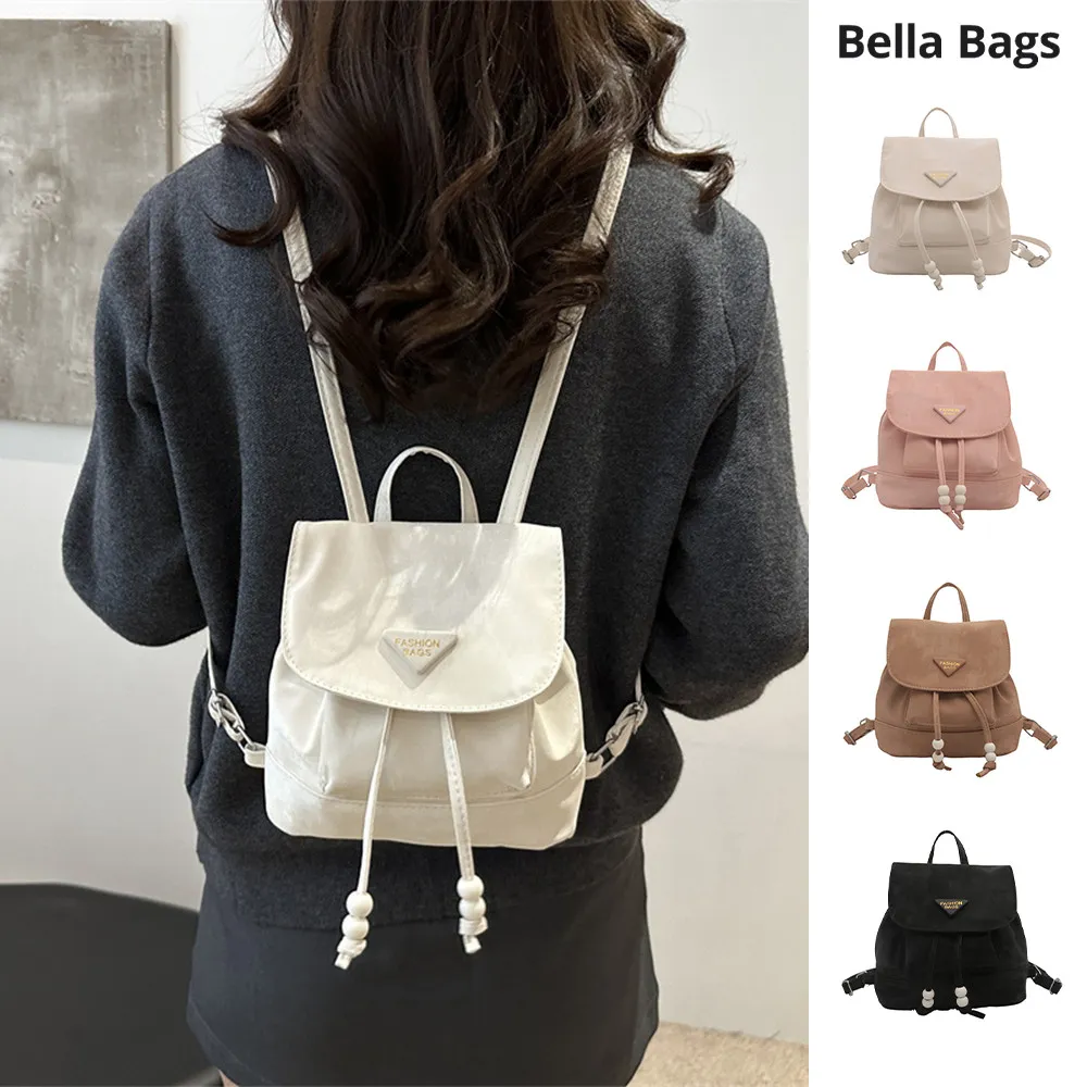 [ READY ] Tas Ransel Korean Style Chic Soft Leather Mini Shoulder Bag Trendy Lightweight Cute