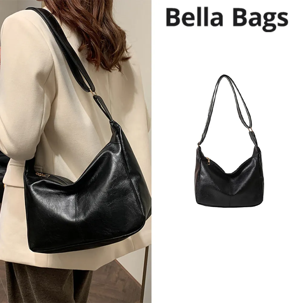 [ READY ] Tas Selempang Wanita Tali Bahu Mode Tas Besar Tas Kulit Sintetis Tebal Kerja Hangout