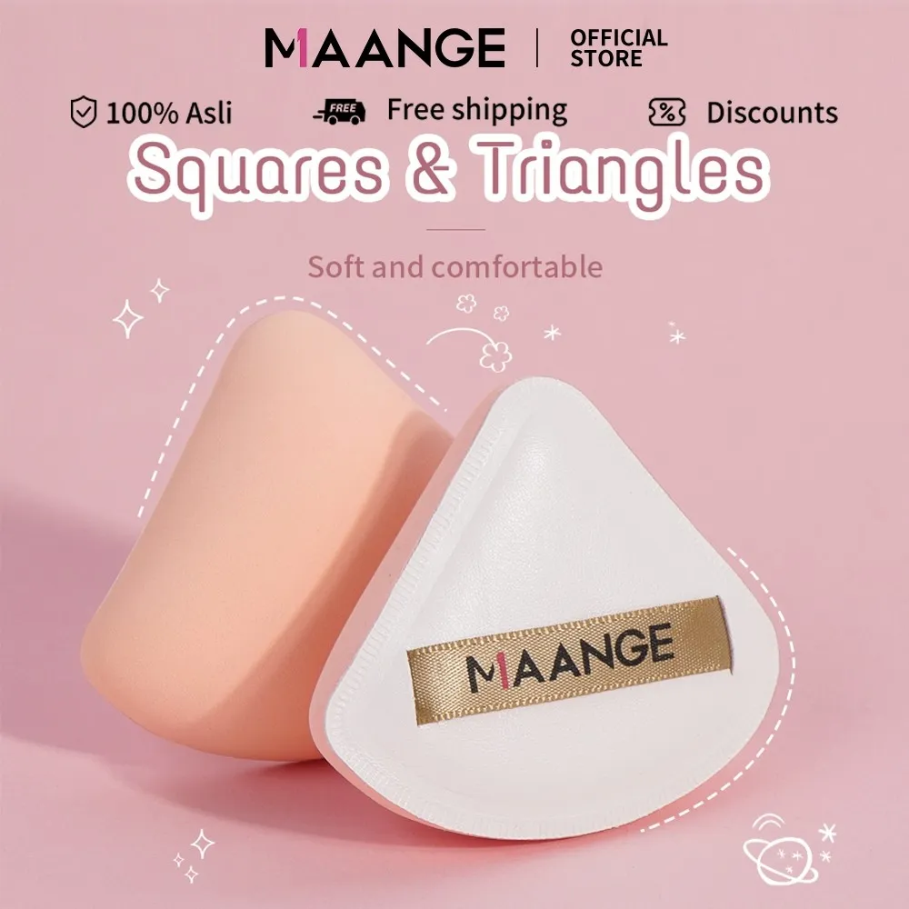 MAANGE Puff Dengan Bantalan Udara Yang Sangat Lembut Untuk Alas Bedak/bedak Dengan Tas Jinjing Premium 51144