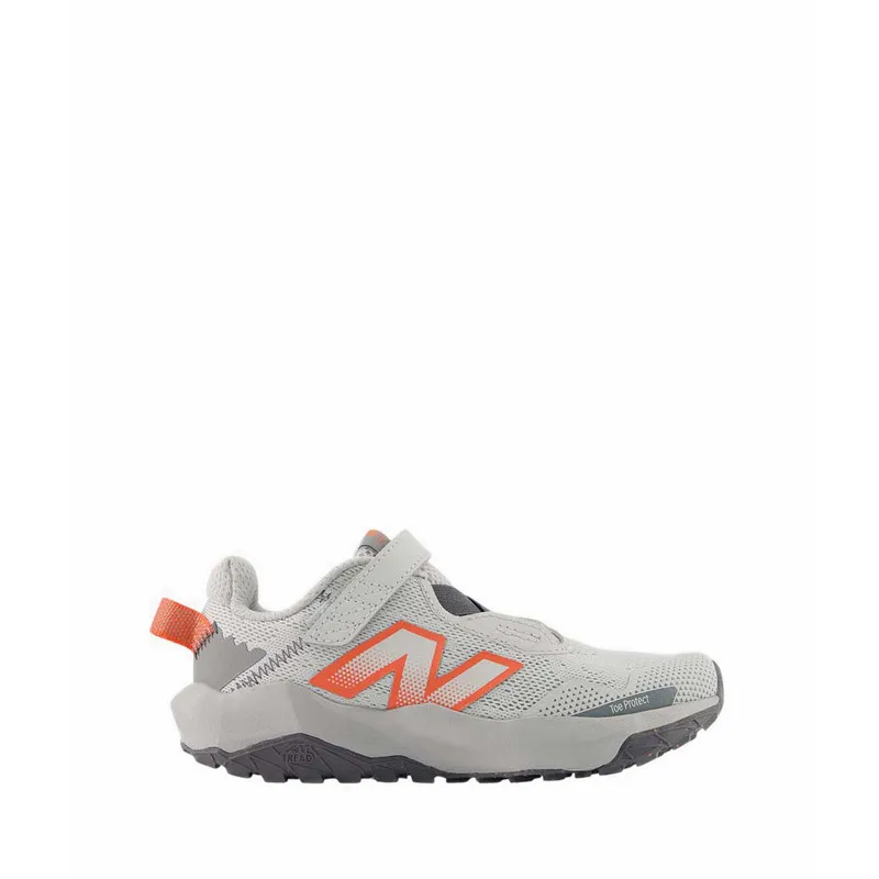 New Balance DynaSoft Nitrel v6 Bungee Lace with Top Strap Boys Kids Running Shoes - Grey