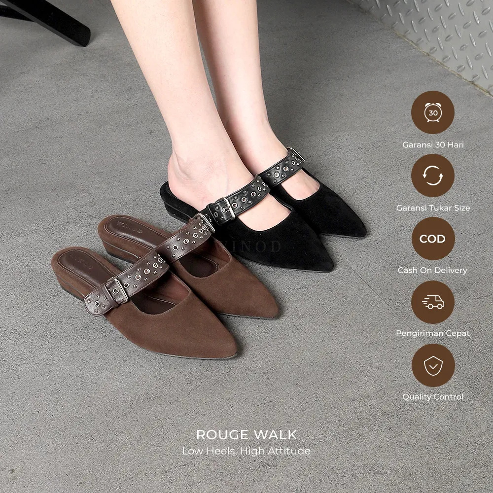 Winod Githa Mules Heels Sepatu Wanita Style Edge
