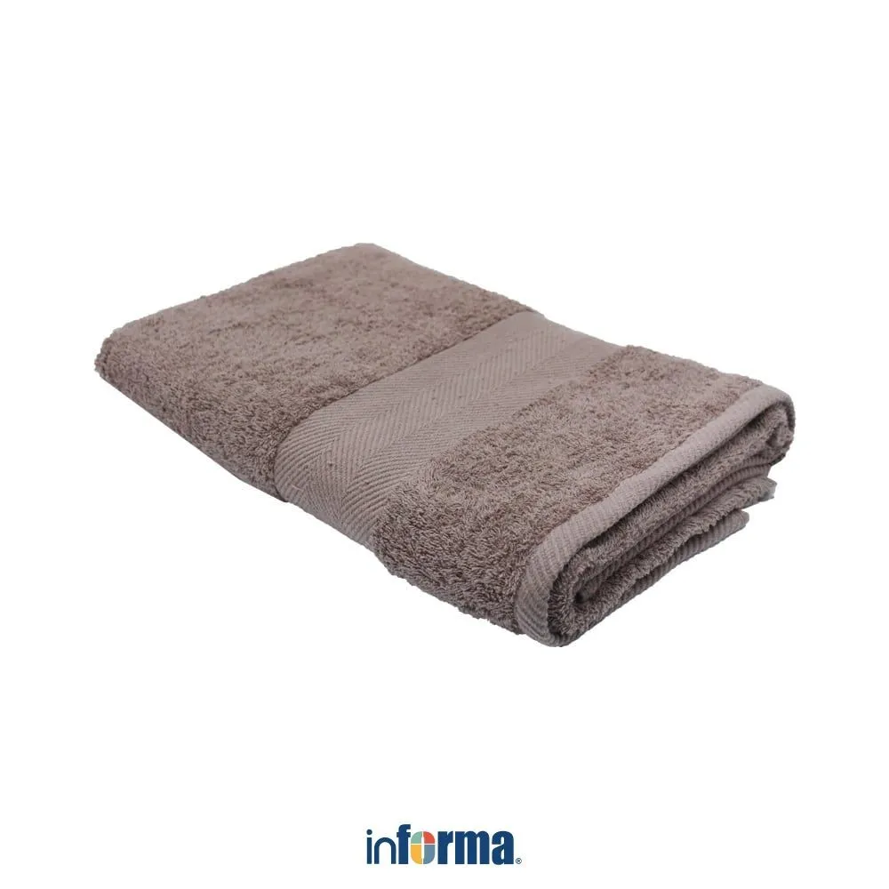 Informa 70X140 cm Tarve Handuk Mandi - Cokelat Bath Towel Handuk Dewasa Anduk Badan Perlengkapan Mandi