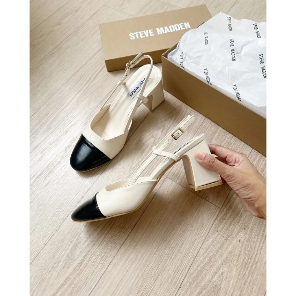 [2.2 Ramadan Fashion Sale] - Steve Mdn Chunky Heels 8457-1 -7cm - Sweet Stuff Official