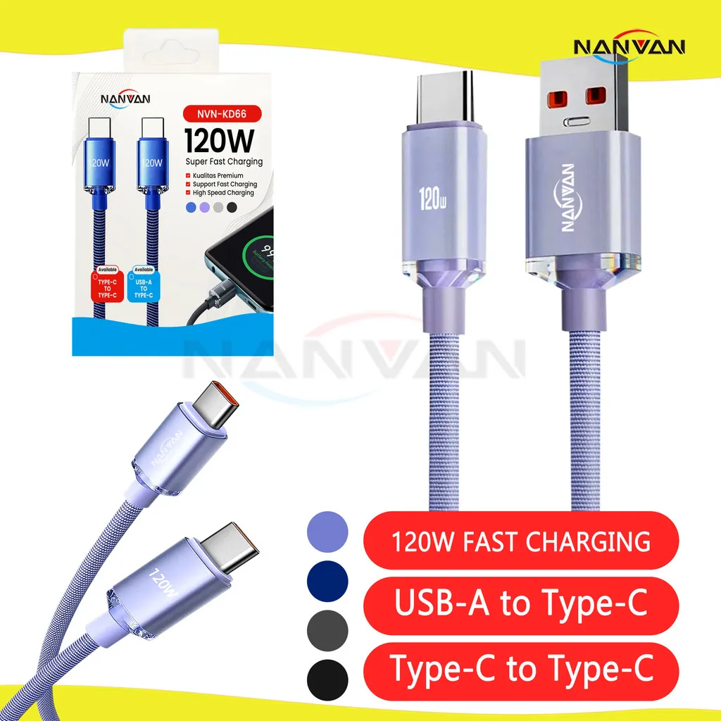 NANVAN NVN-KD66 Kabel Data Charger Super Fast Charging Universal Smartphone Premium