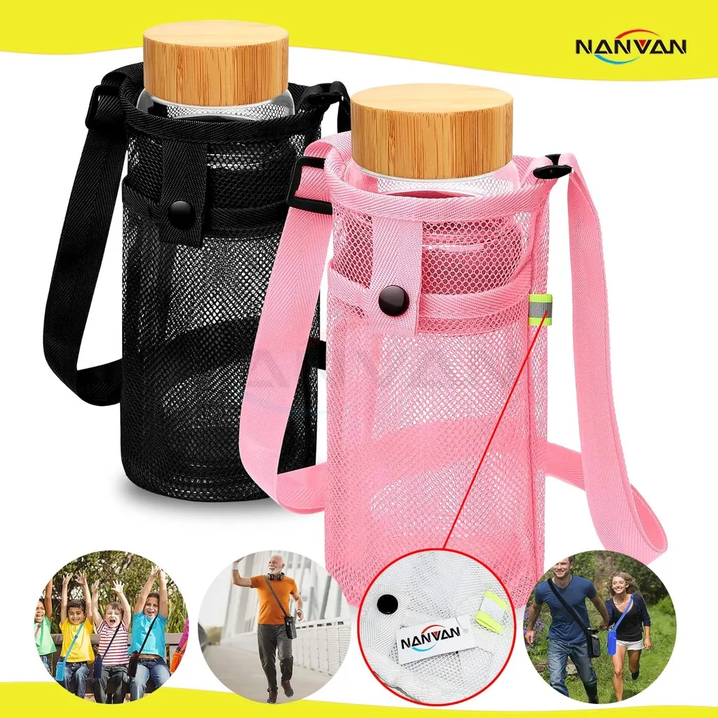 NANVAN NVN-TS2 Tas Selempang Botol Air Minum Dan Handphone Model Jaring