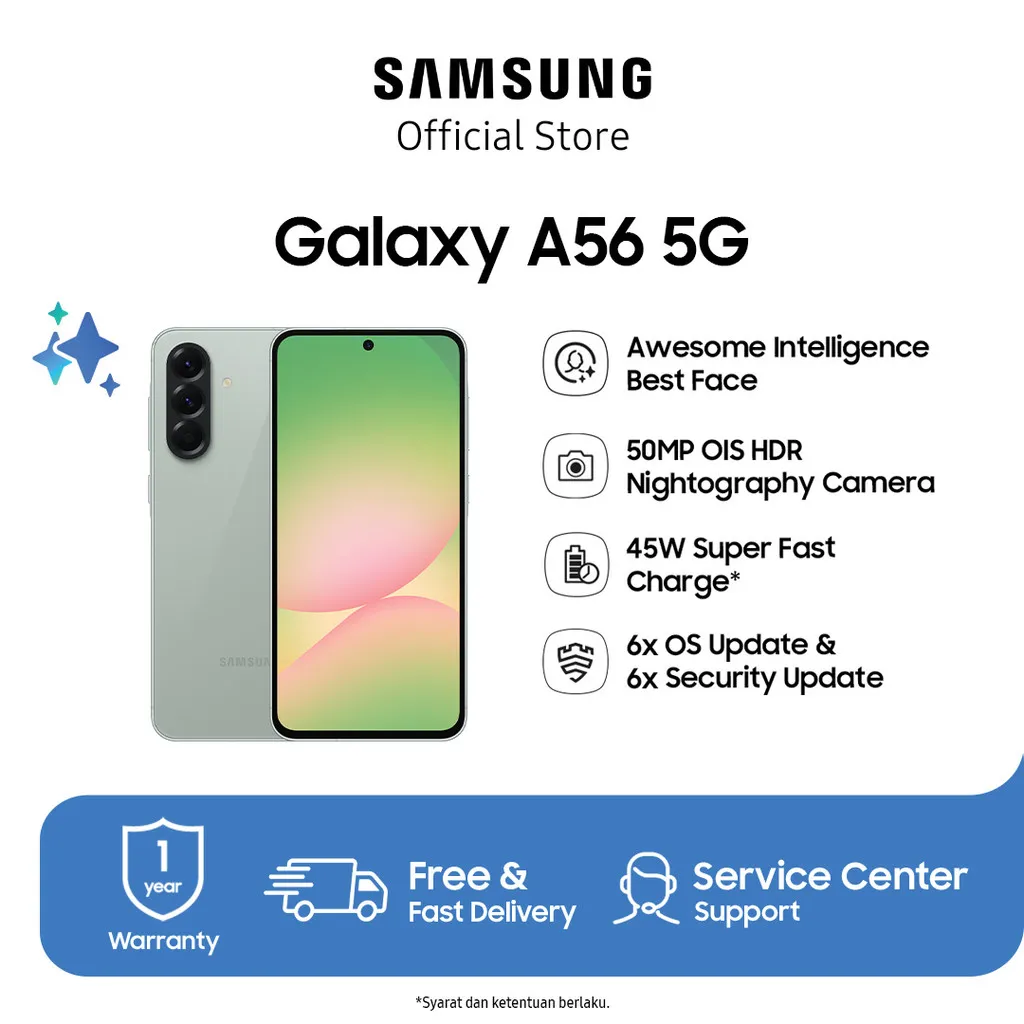 Samsung Galaxy A56 5G 12/256GB - Awesome Olive