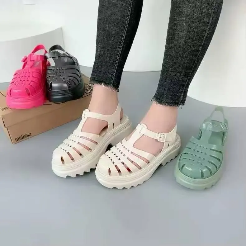 [2.2 Ramadan Fashion Sale] - Melissa Sandal Possession Wedges Platform 35818 - 5cm - Sweet Stuff Official