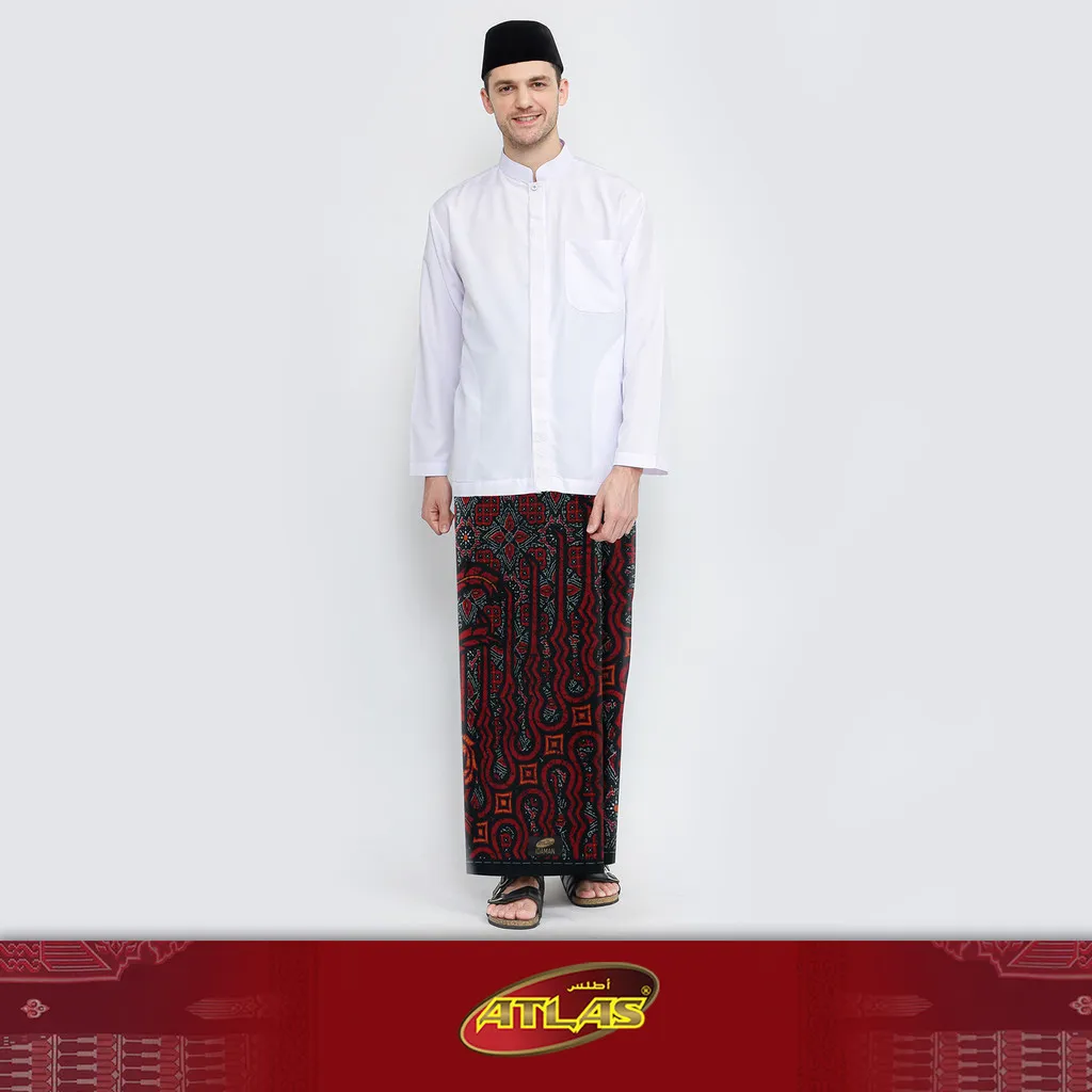 Sarung ATLAS Idaman 555 Harmoni Motif BHS Batik 124