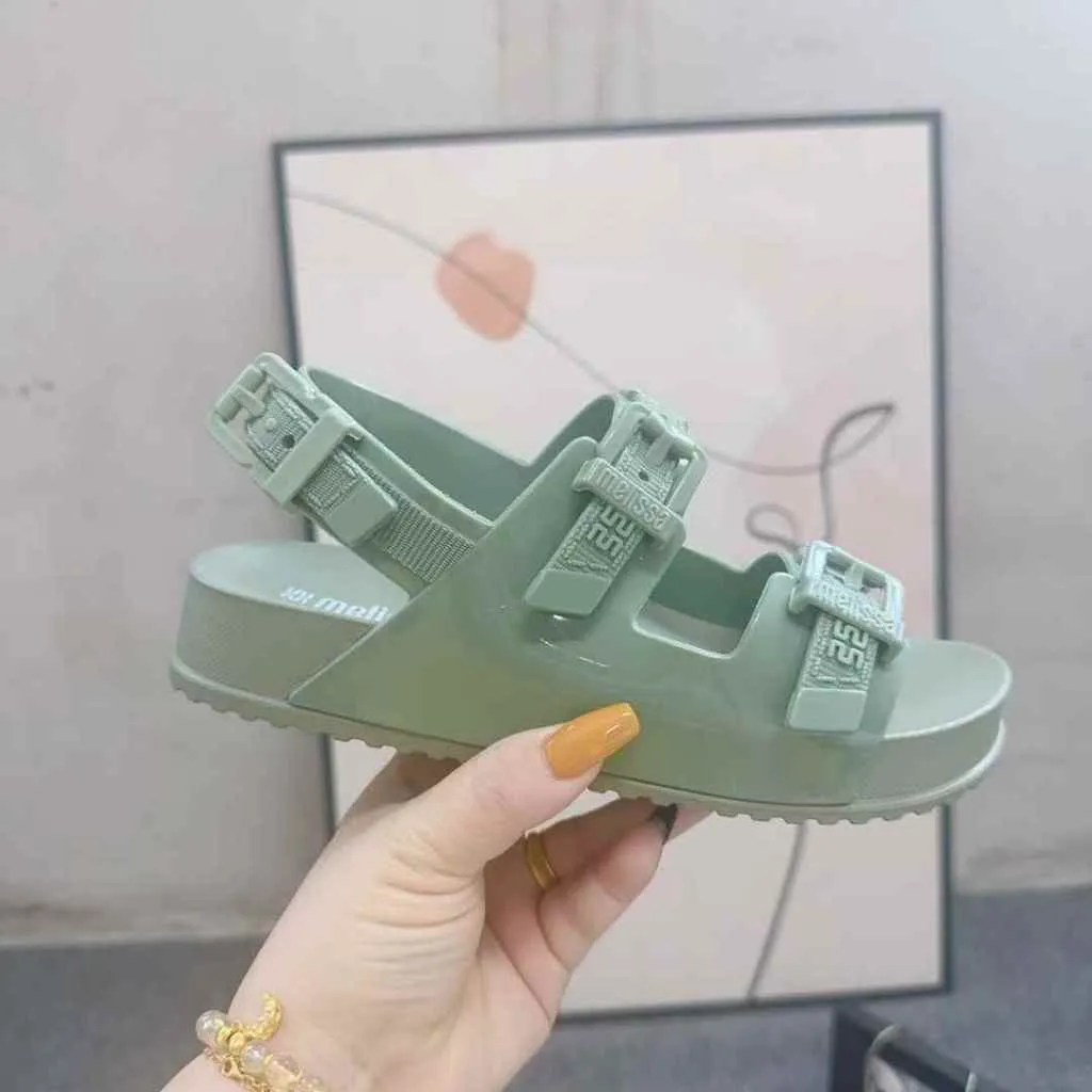 [2.2 Ramadan Fashion Sale] -  Melissa Sandal Platform Double Strap 33731 - Sweet Stuff Official