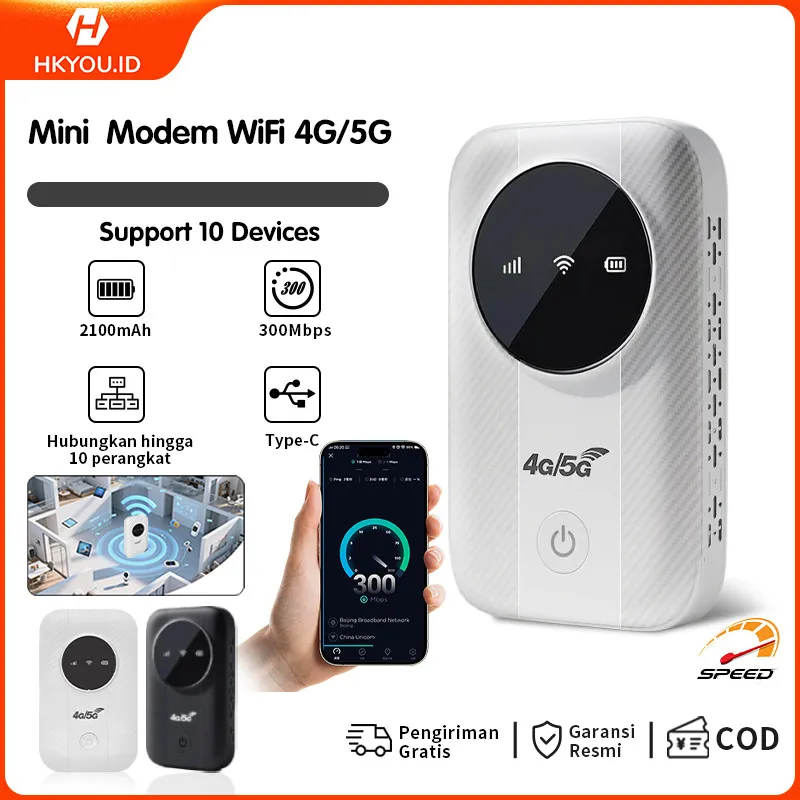 Modem 4G M5 Unlock All Operator 2100mAh Router mini router nirkabel Wi-Fi portabel seluler slot kartu sim modem