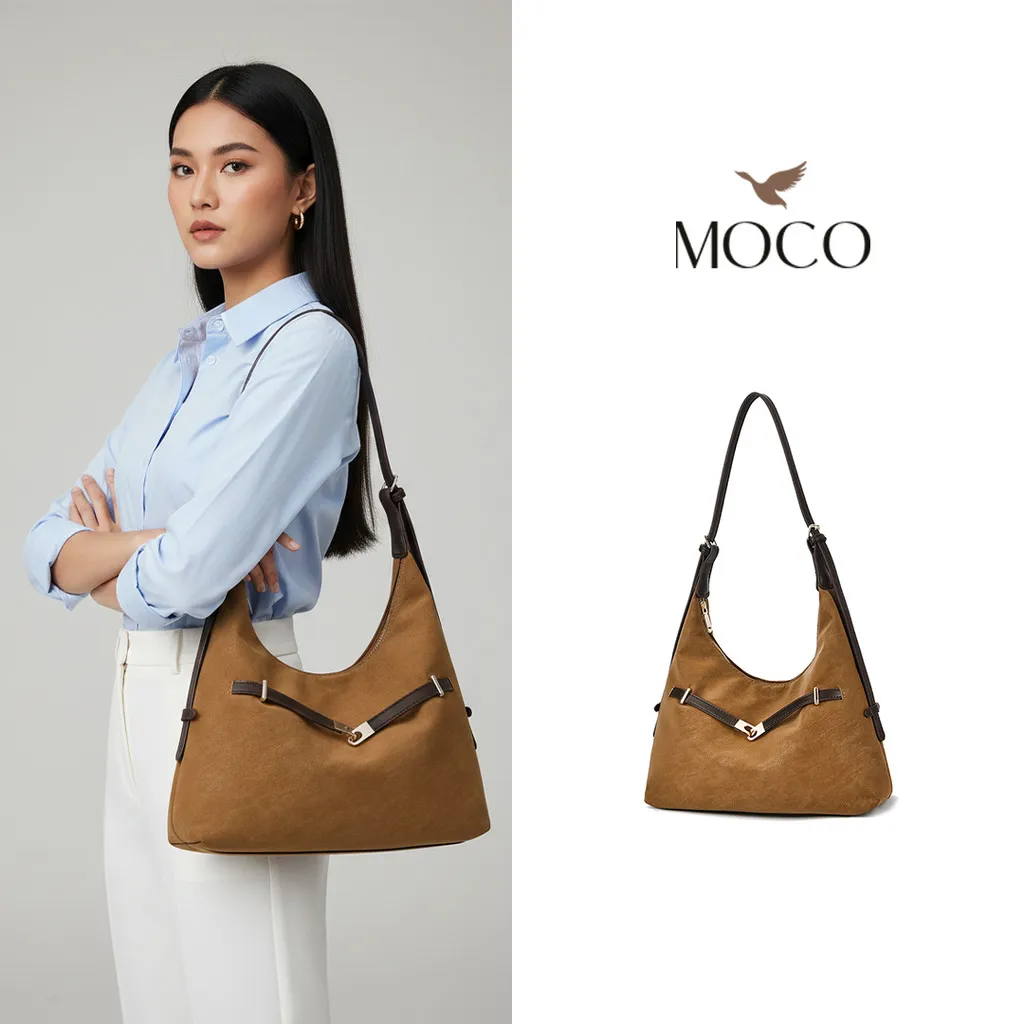 MOCO OFFICIAL - Arden Hobo Shoulder Bag Fashion Tas Selempang Wanita Hand Bag Woman Sling Bag Elegan 3996