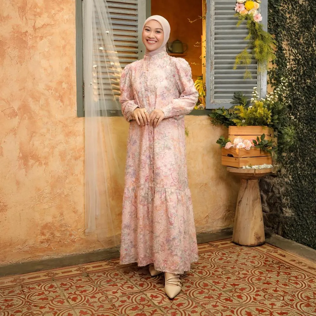 [Raya Collection] ZM Zaskia Mecca - Ruvina Gamis Wanita | Primadona Series | Edisi Lilya Senja