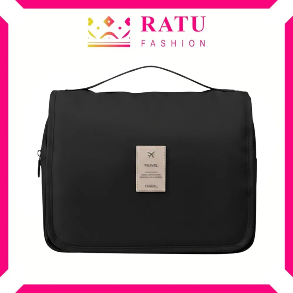Ratufashion Tas Kosmetik Travelling Pouch MakeUp Organizer Waterproof Portable Lipat Serbaguna TS1000