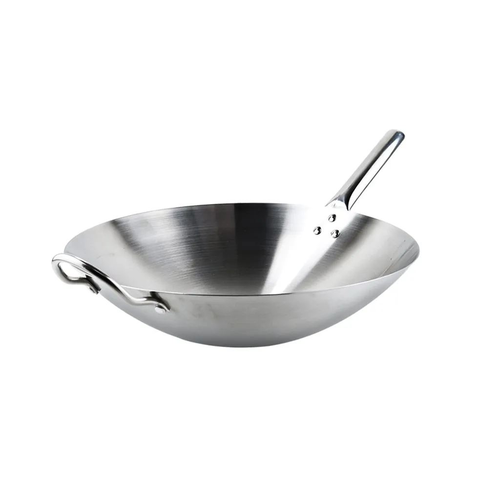 Arwana Houseware Wajan Harden Gagang Stainless Steel 36cm WJ0336B - Golden Flying Fish