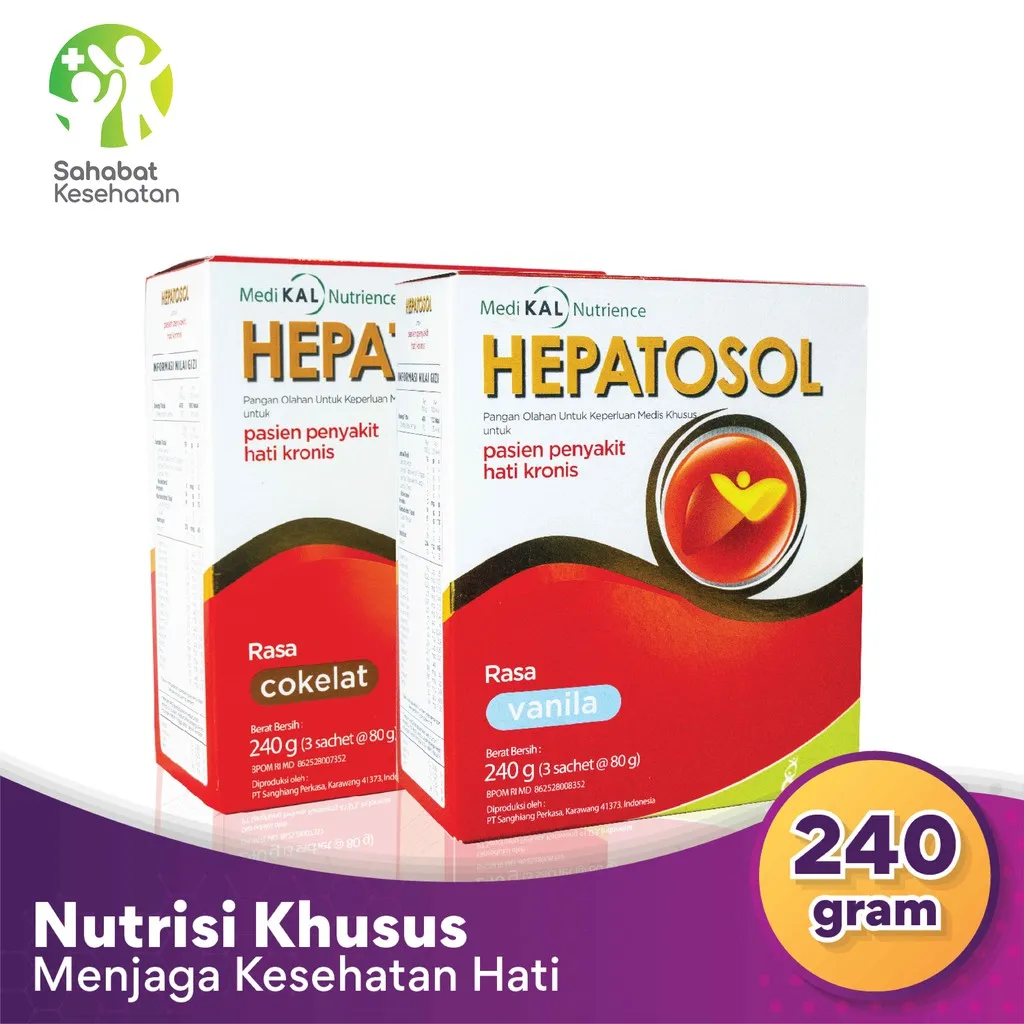 Hepatosol - Nutrisi Kesehatan Hati 240 Gram