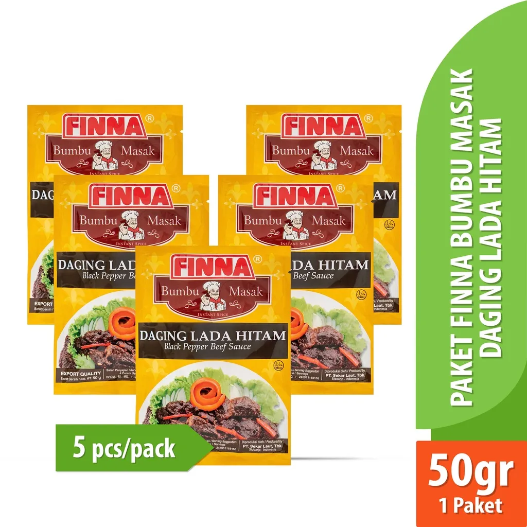 Paket Finna Bumbu Masak Daging Lada Hitam
