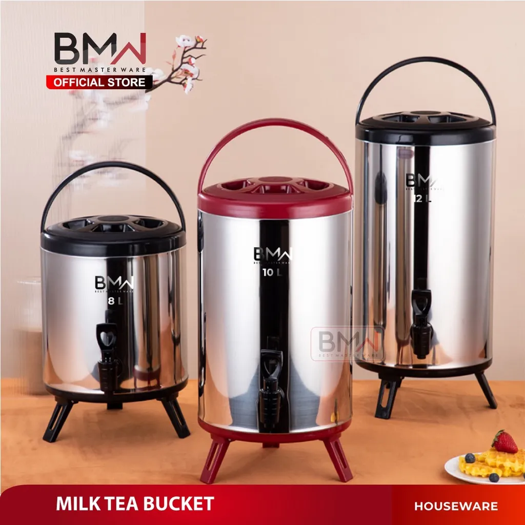 BMW Kitchen Ware - Termos Milktea Jar Teko Air Panas Teh Kopi Stainless Steel Tahan Panas dan Dingin