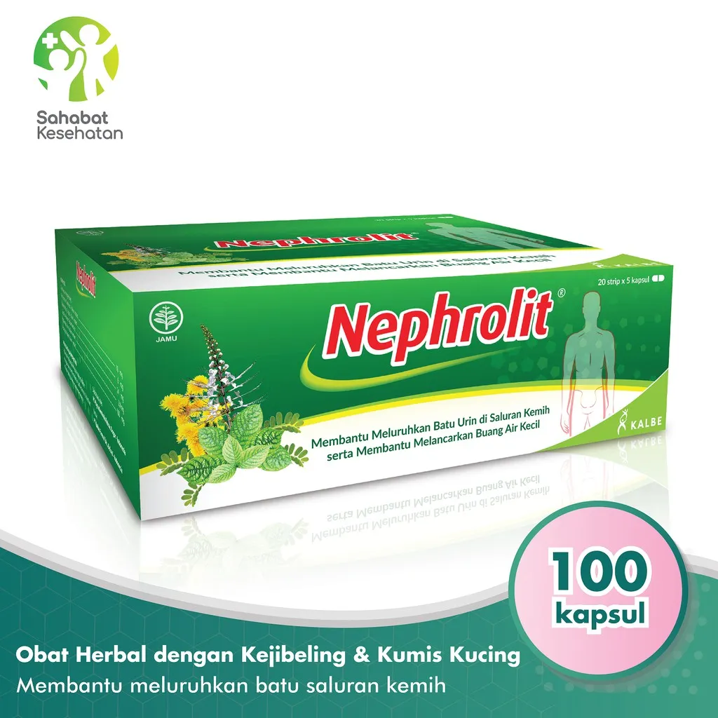 Nephrolit - Obat Herbal untuk Membantu Meluruhkan Batu Saluran Kemih