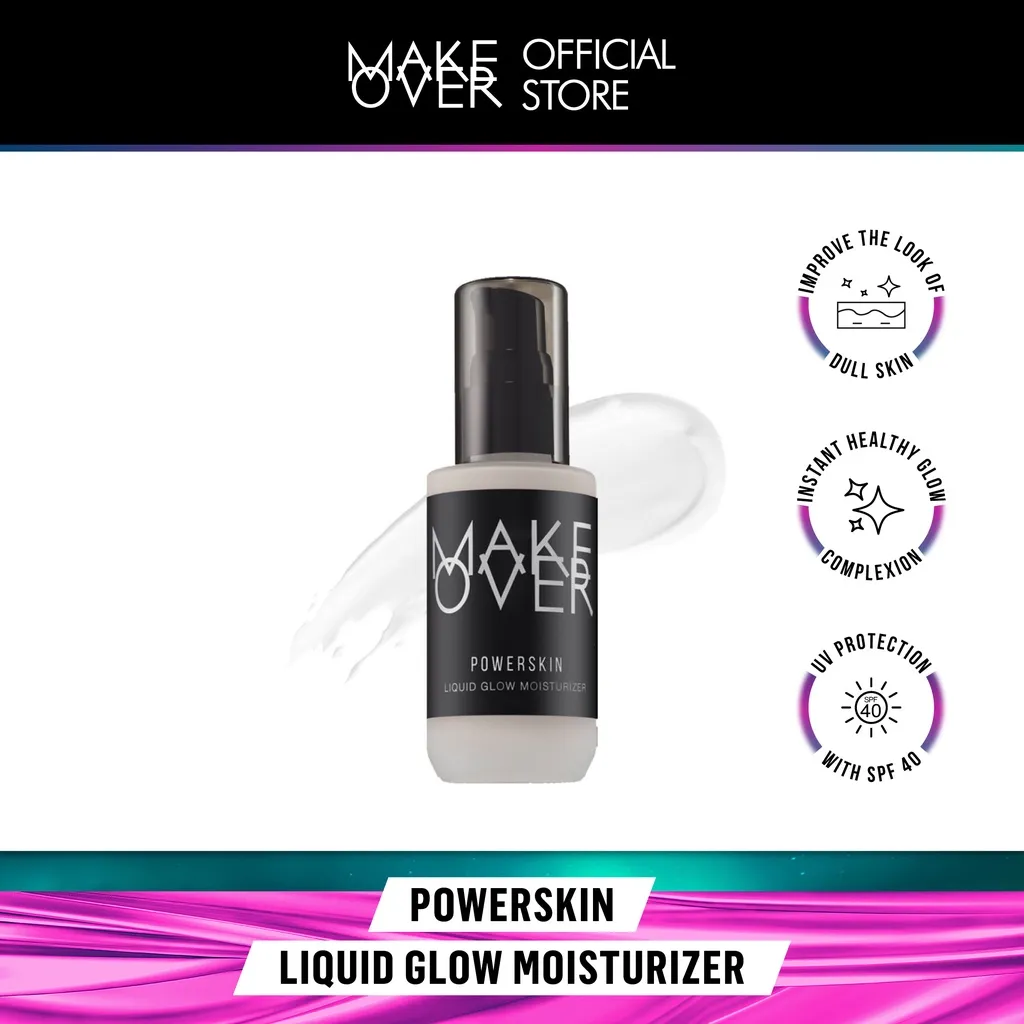 MAKE OVER Powerskin Liquid Glow Moisturizer 45 ml - Face Moisturizer