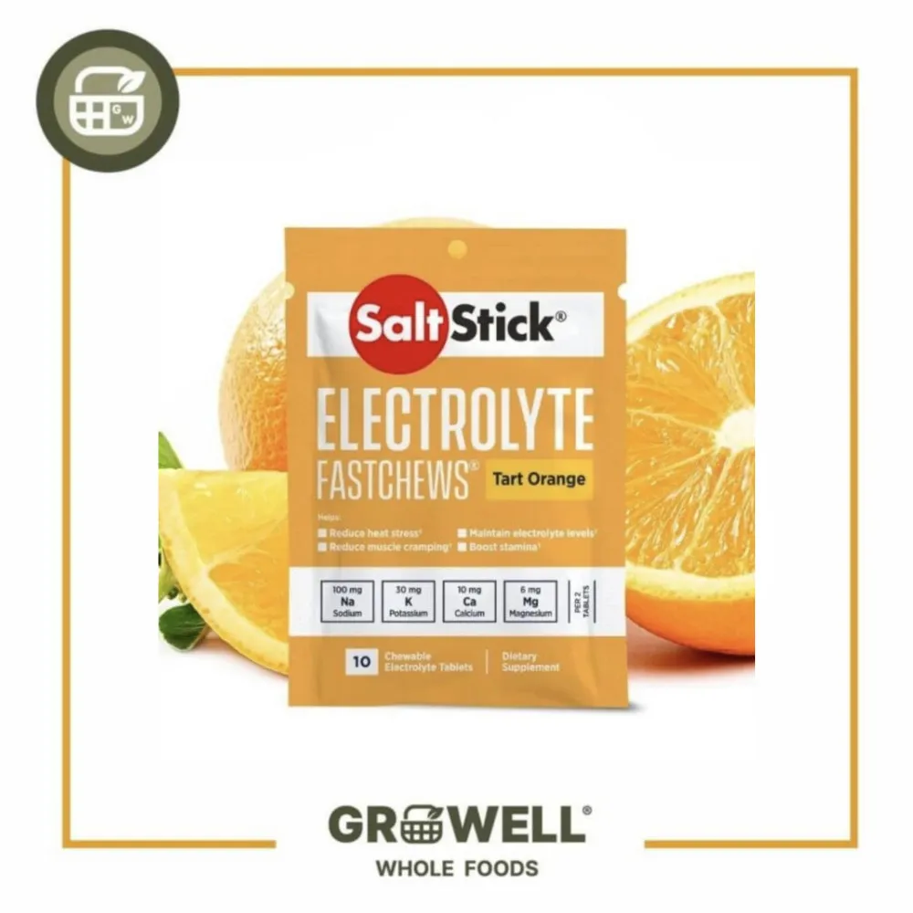 SALSTICK ELECTROLYTE FASTCHEW ORANGE 10 PCS