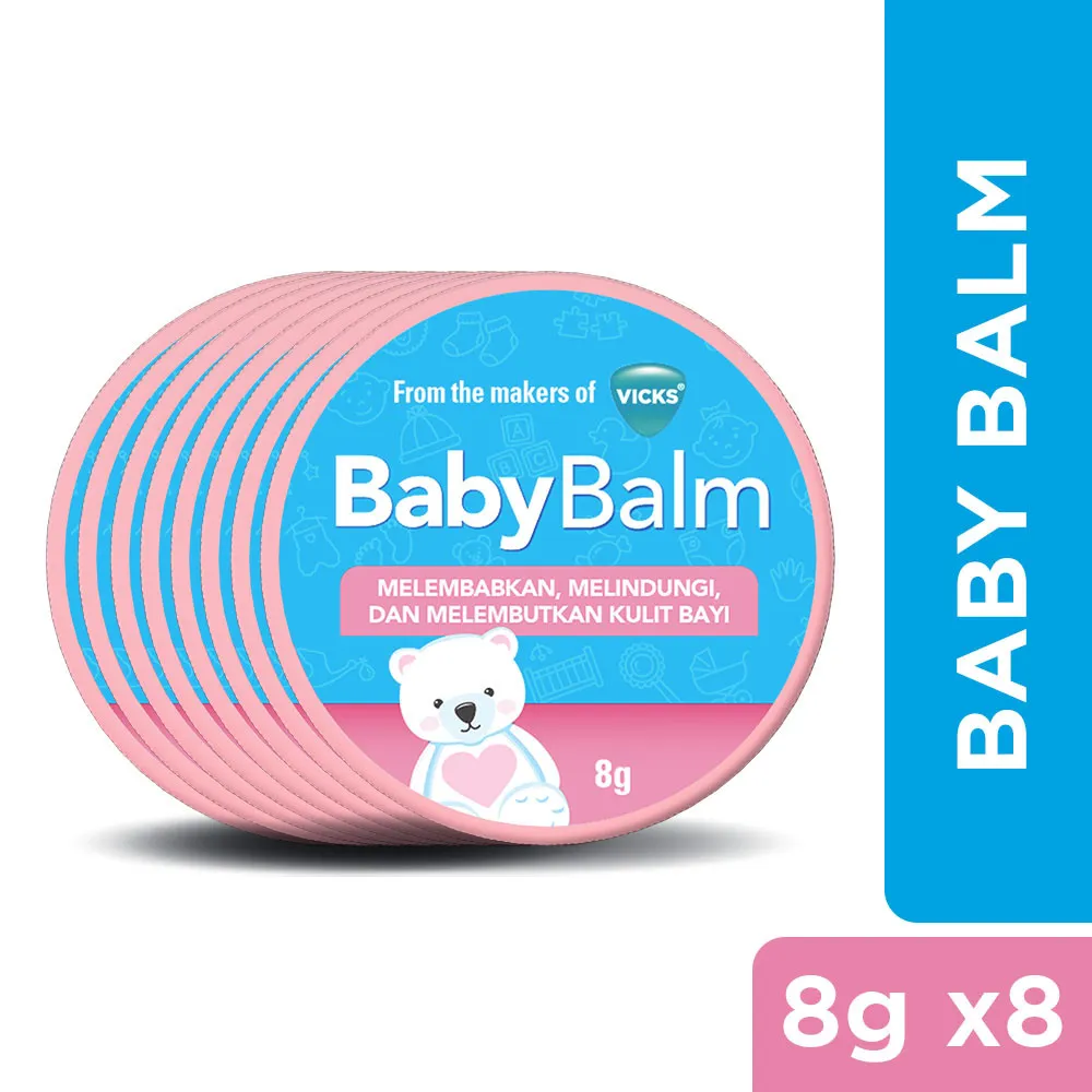 From The Makers Of Vicks - Baby Balm 8g X8