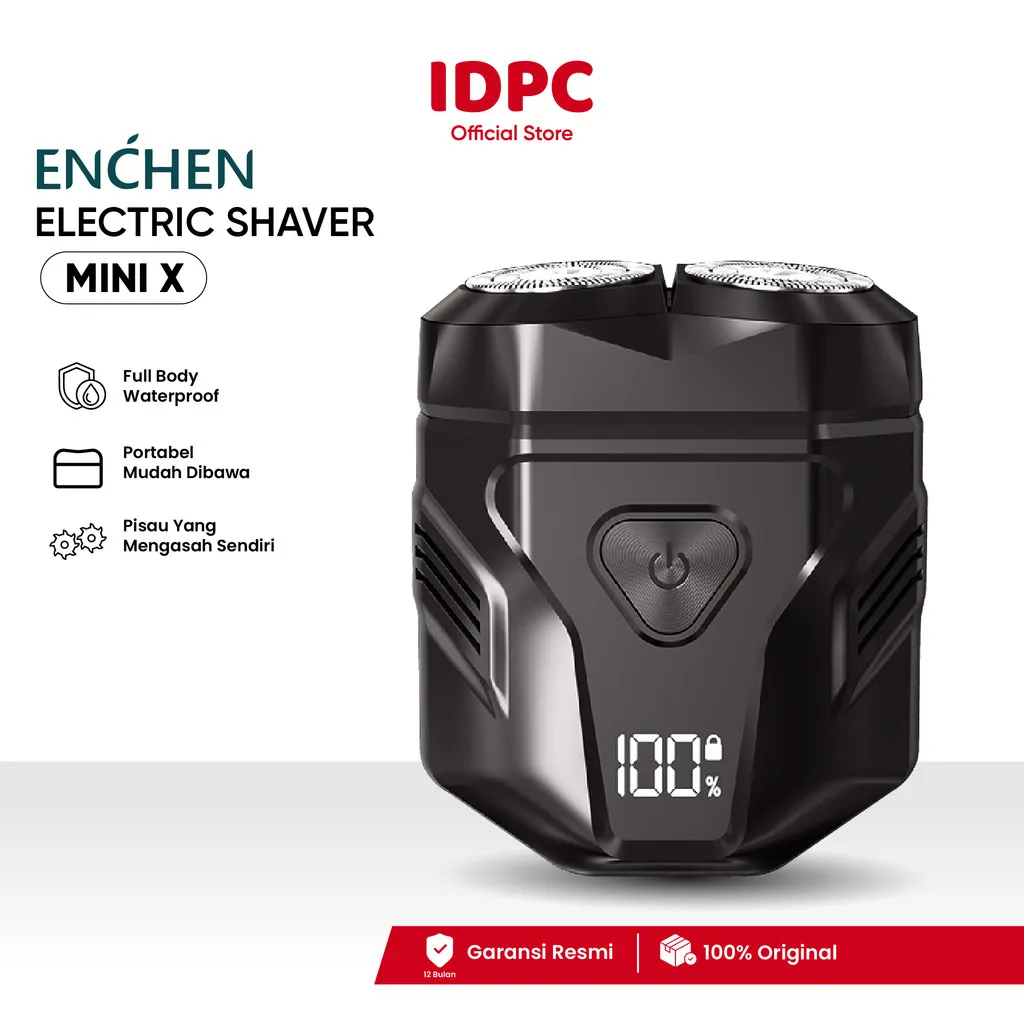 ENCHEN Mini X Shaver Alat Cukur Jenggot Elektrik Waterproof Alat Shaving Pencukur Kumis Wajah