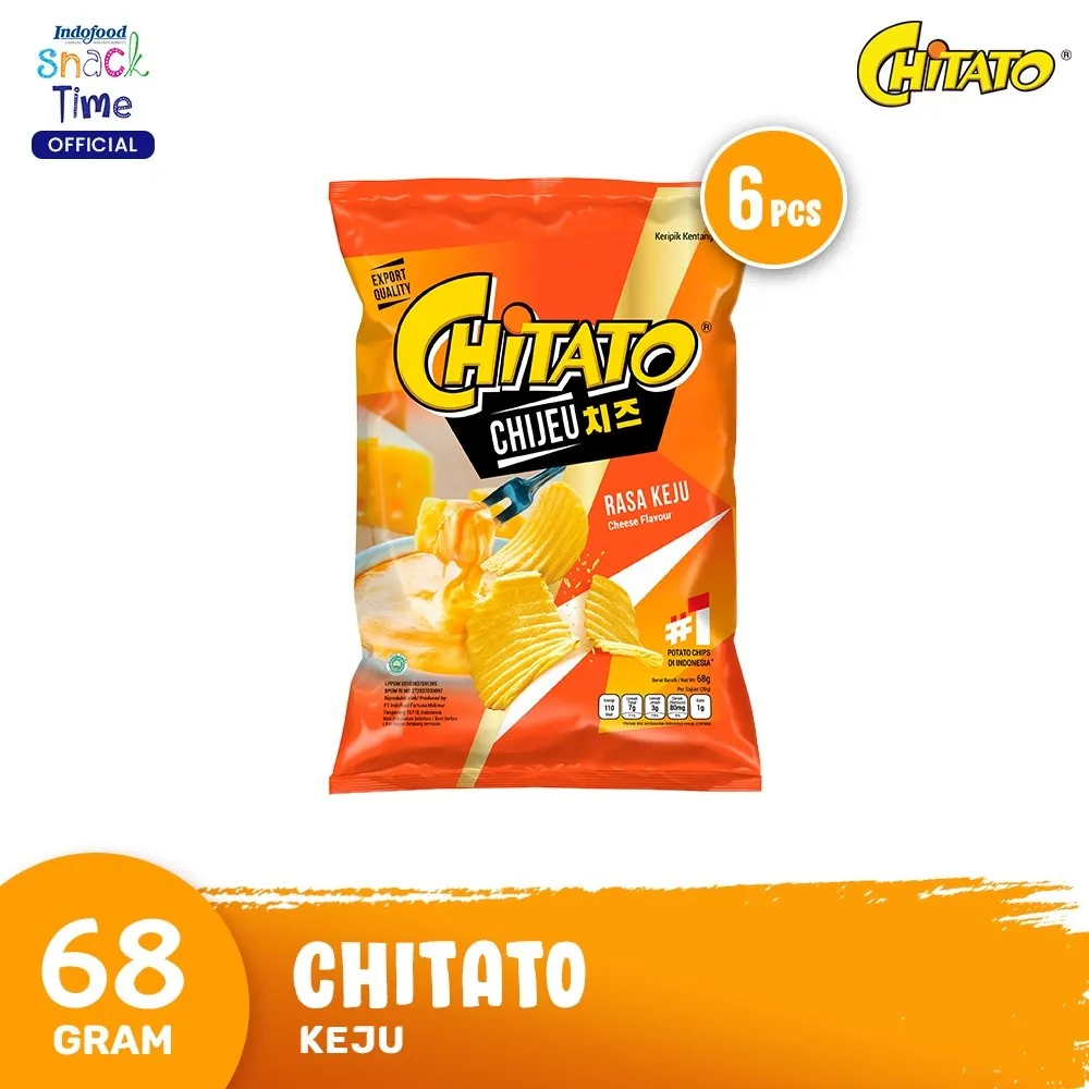 Chitato Keju 65 Gr - 6 Pcs