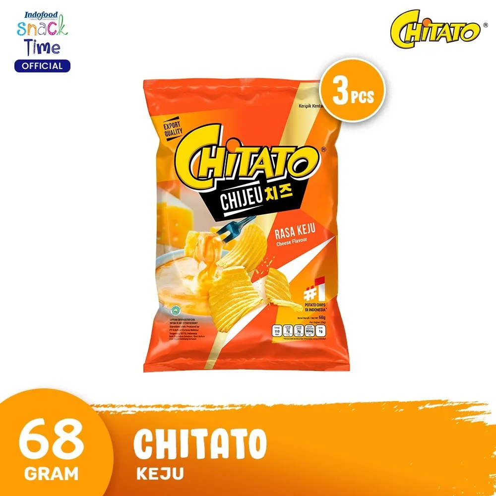 Chitato Keju 65 Gr - 3 Pcs