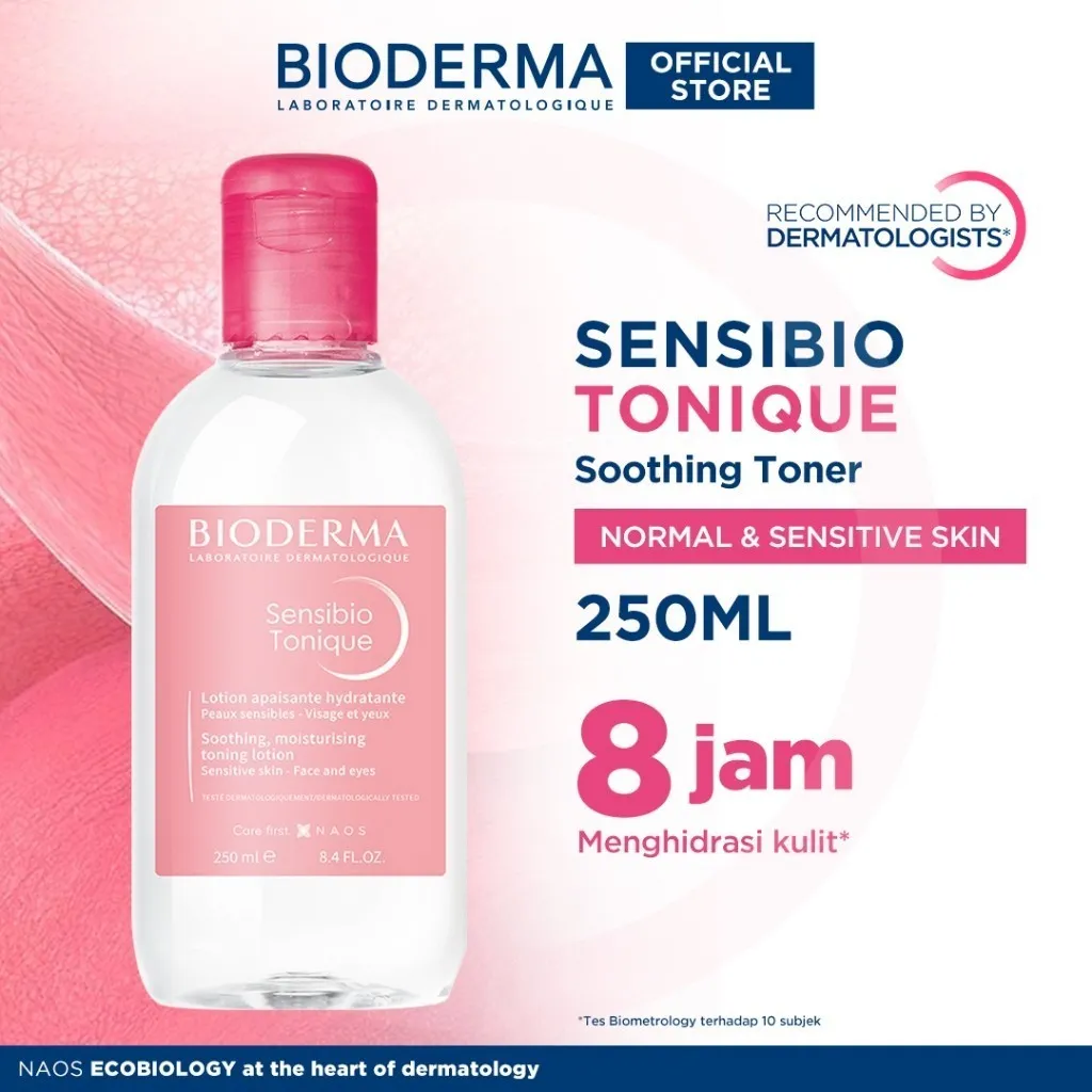 Bioderma Sensibio Tonique 250 ml - Toner untuk Kulit Sensitif