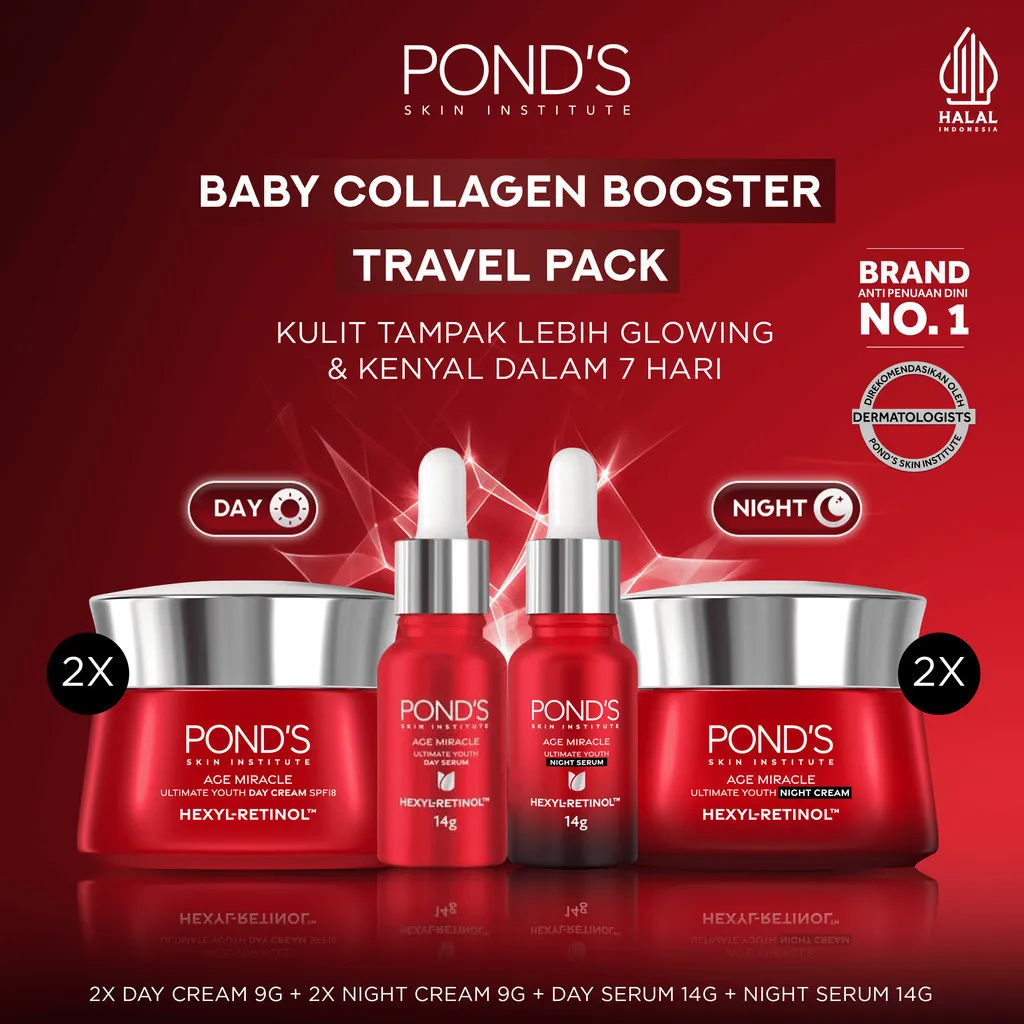 PAM Regime - Travel Pack & New Users - Niacinamide + Hexylresorcinol + Retinol-C. Mencerahkan Kulit dalam 7 hari dengan 10x kekuatan Anti Aging Terbaik)