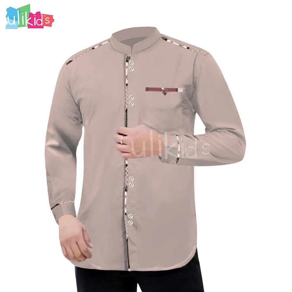 Ulikids Koko Dewasa Muslim Kombinasi Batik Lengan Panjang Bahan Adem Serap Keringat Terkini
