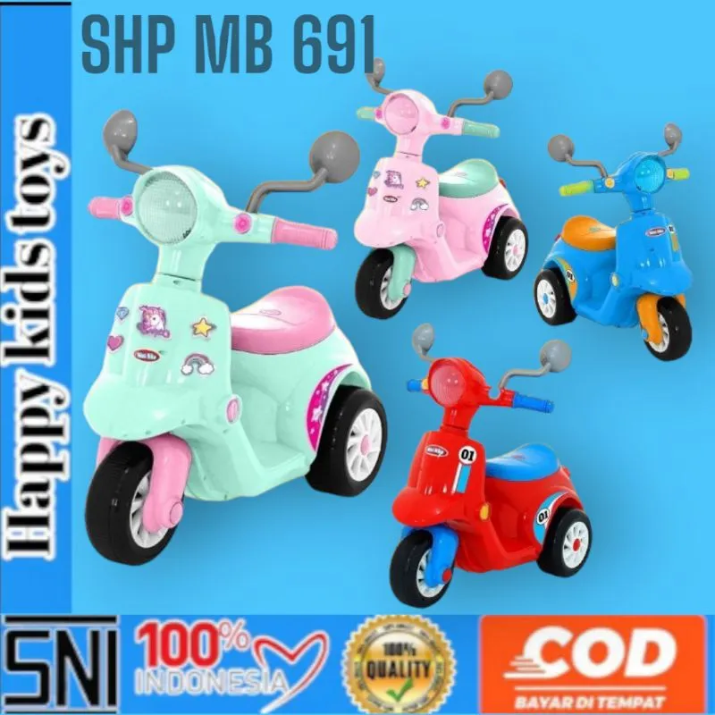 SHP MB 691 MOTOR VESPA ANAK MINIBIKE HAPPY KIDS TOYS