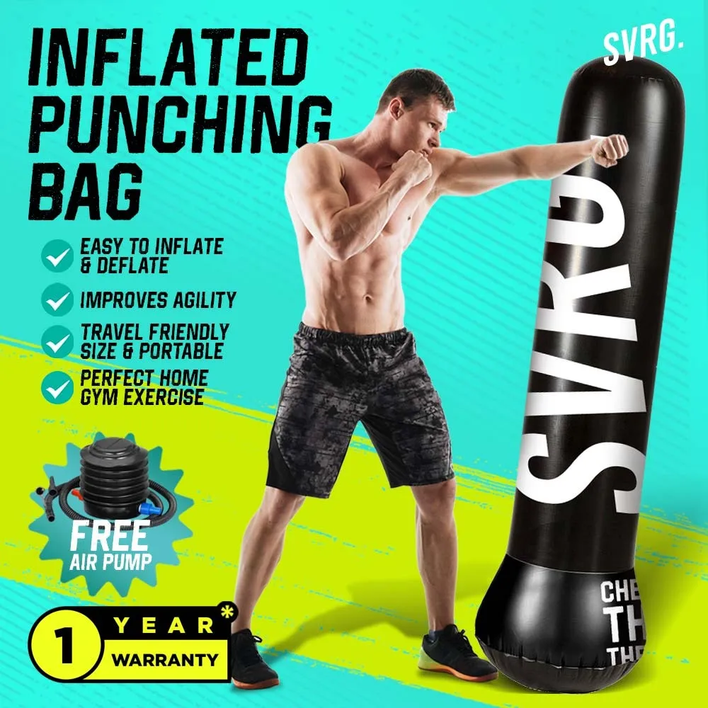 SVRG Inflated Punching Bag - Tiang Samsak Tinju - Boxing - MMA