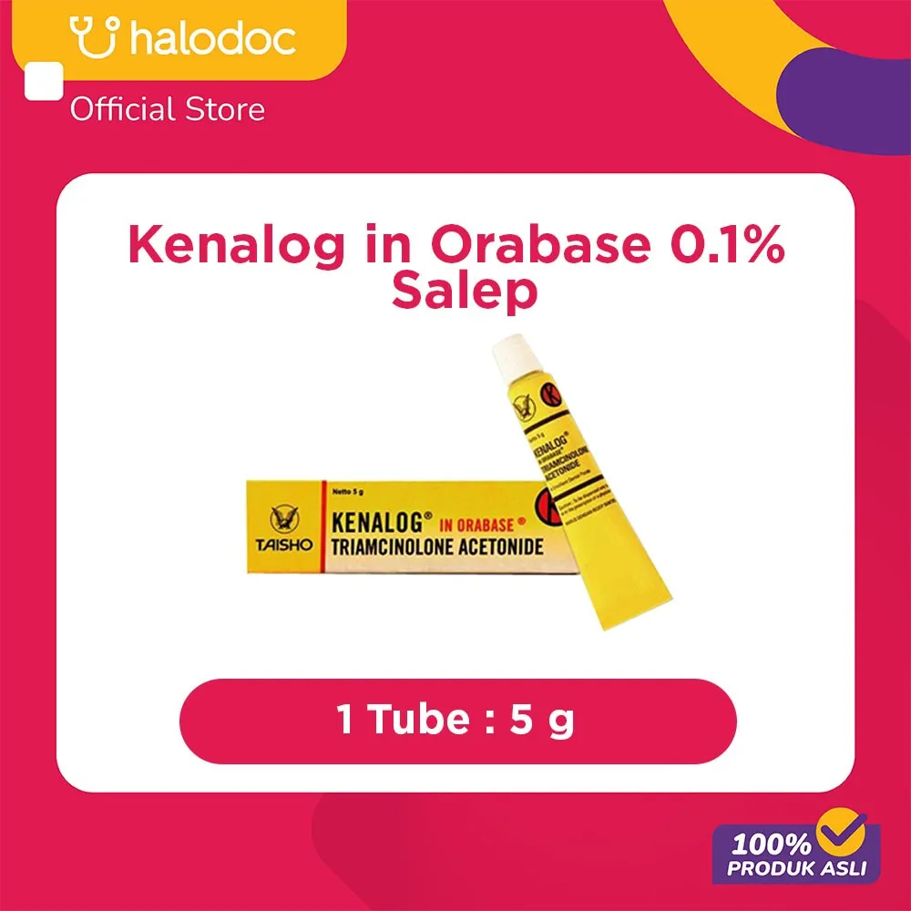 Kenalog In Orabase 0.1% Salep 5 g