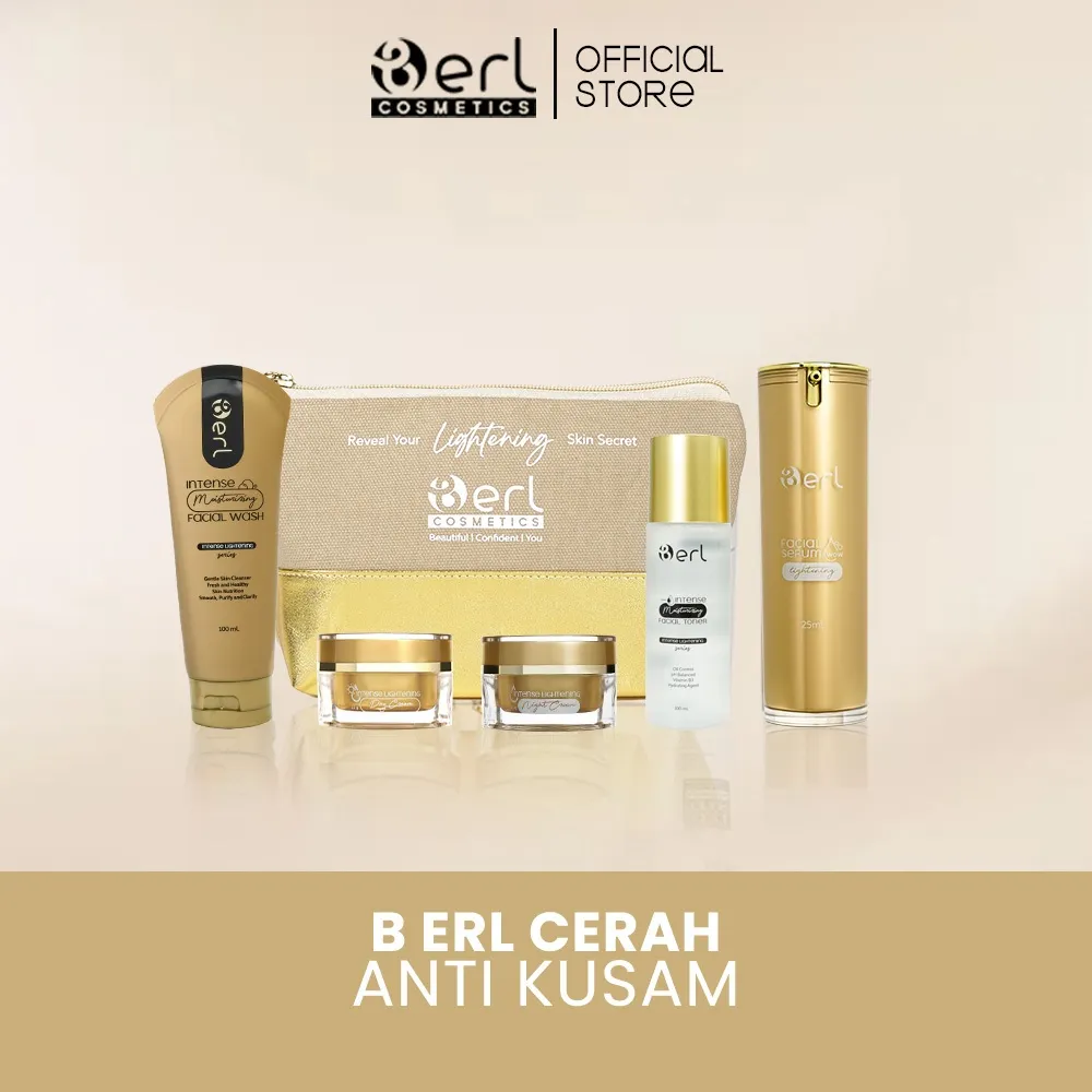 B ERL Skincare Treatment Cerah Anti Kusam l Anti Aging Pudarkan Flek l Mencerahkan l Skincare BPOM
