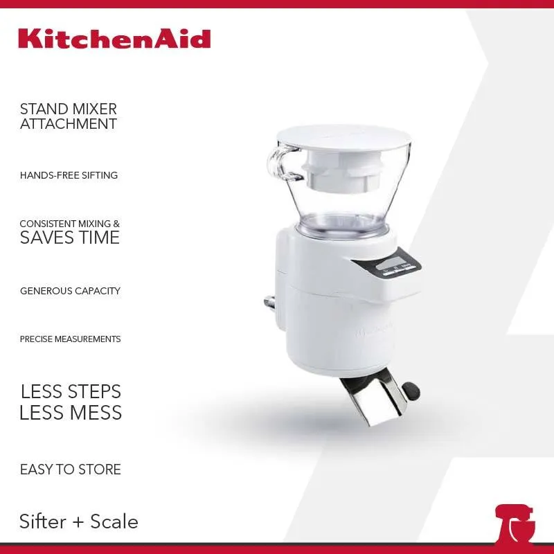 KitchenAid Attachment Sifter and Scale Mixer Attachment - KSMSFTA