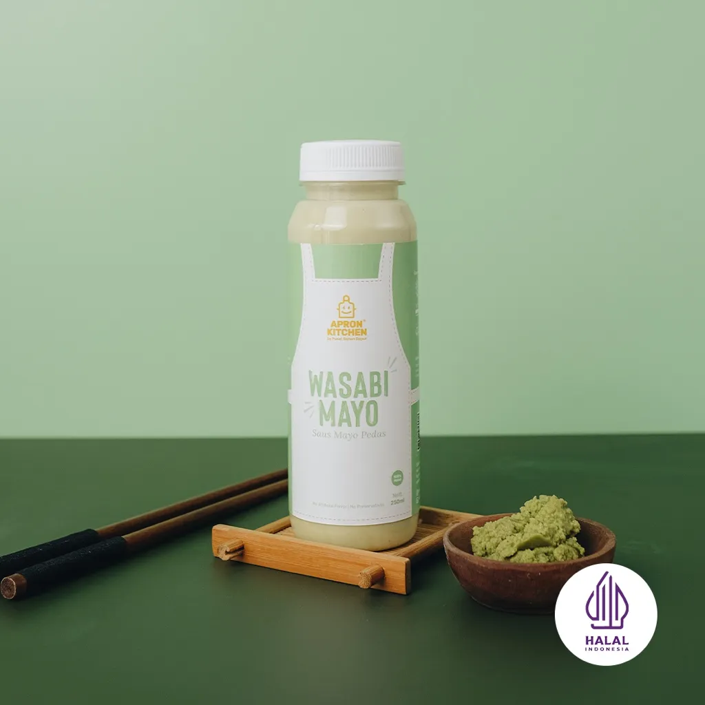 Apron Kitchen Wasabi Mayo Saus Bumbu Masak Jepang