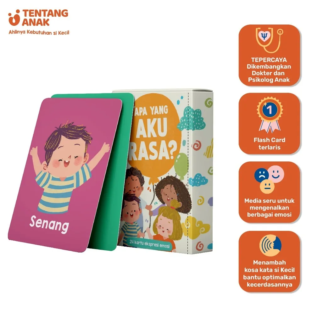 GIMMICK Tentang Anak - "Apa yang Aku Rasa" Flashcard l Mainan Edukasi Anak