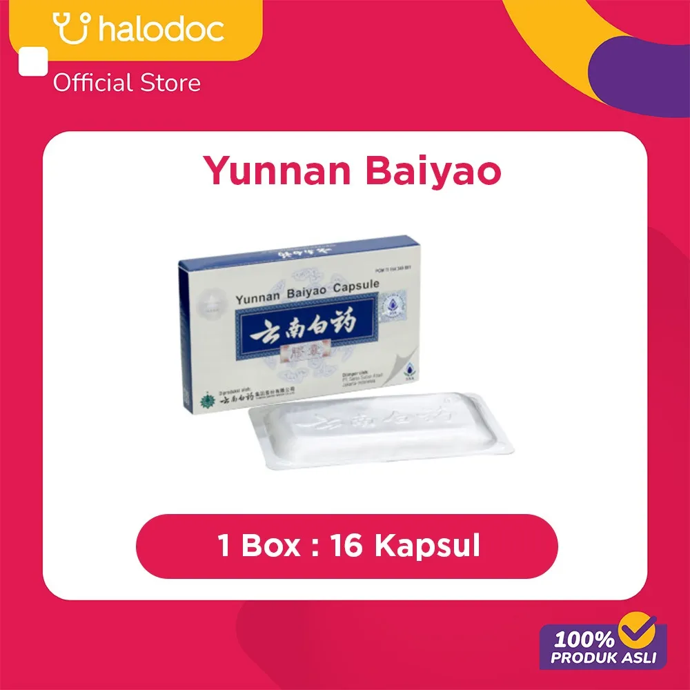 Yunnan Baiyao 16 Kapsul