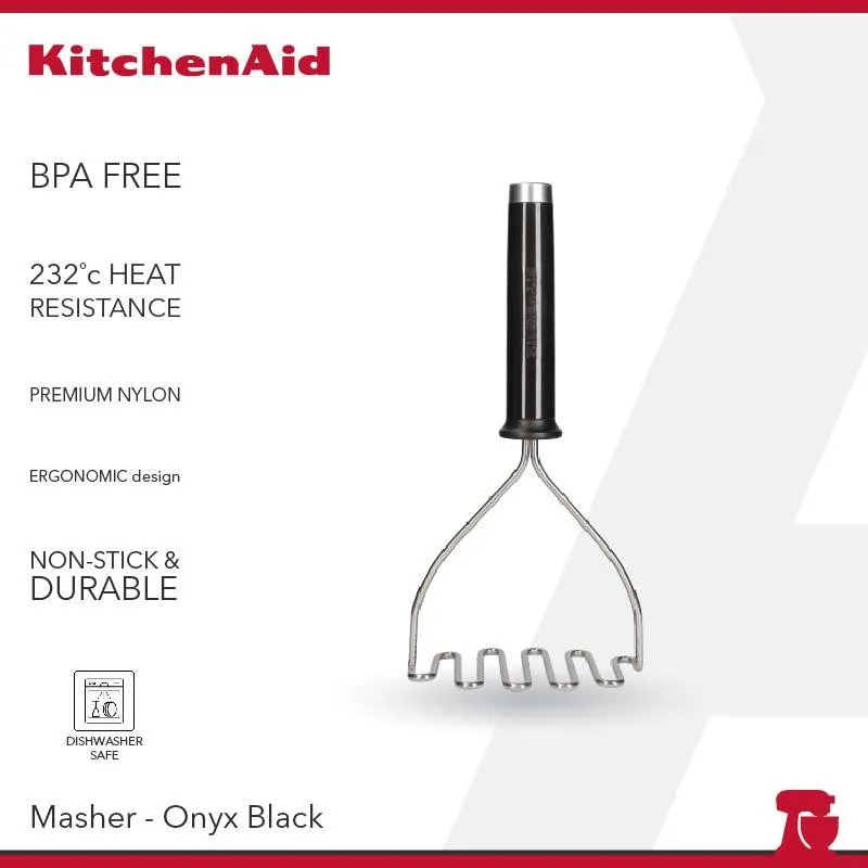KitchenAid Wire Masher Black - KCG008OHOBE